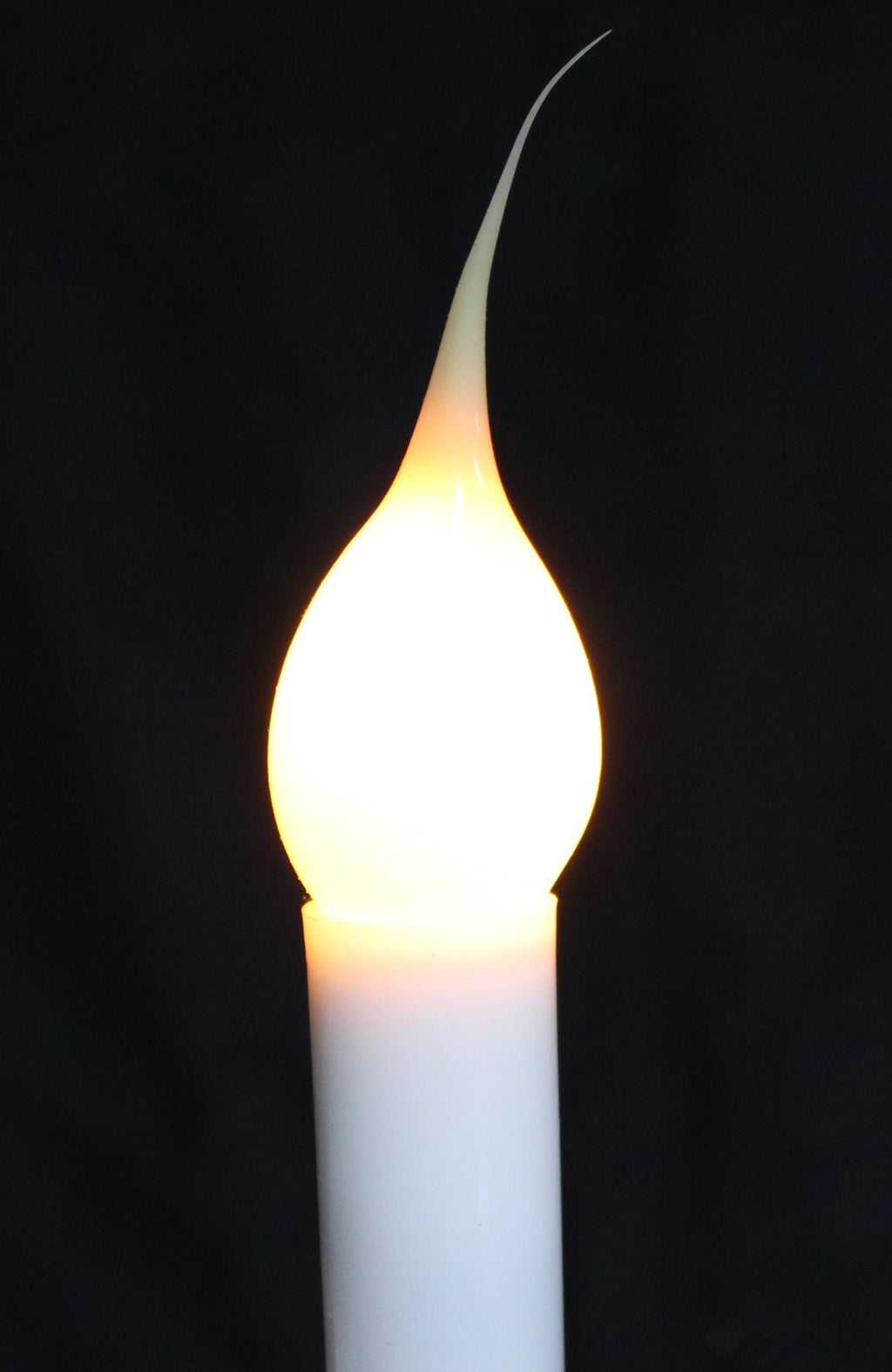 Country Style Silicone Dipped Candle Light Bulbs (Pkg of 10 Bulbs) ~ 5 Watt Pearlized Silicone, Gold Glow